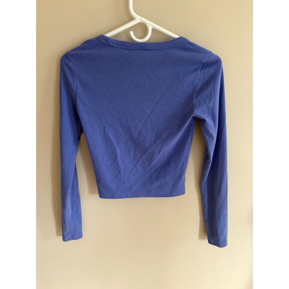 Aritzia Sunday Best Long Sleeve Top Bundle Honor Tee + Lola Henley in Size XS - Picture 4 of 13
